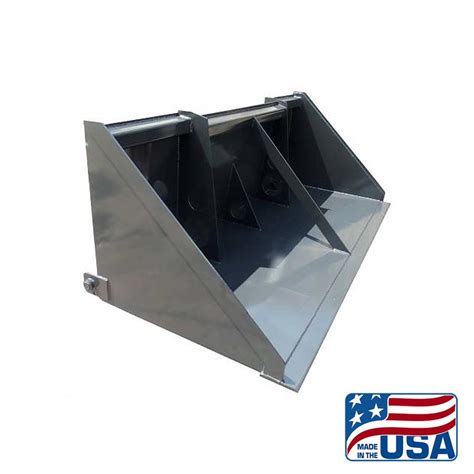 1.5 yard skid steer bucket|skid steer chip spreader bucket.